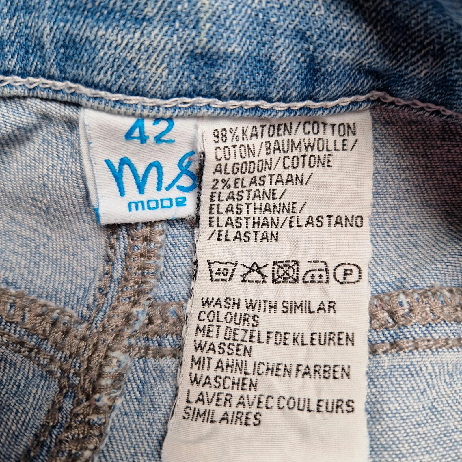 Short jeans M&S Mode tamanho 42 – photo 3